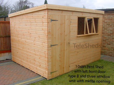 Tongue and Groove Pent Shed